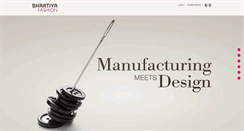 Desktop Screenshot of bhartiyafashion.com